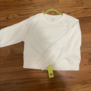 White crew neck